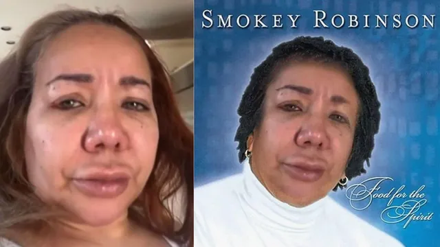 Tiny Harris No Makeup meme card