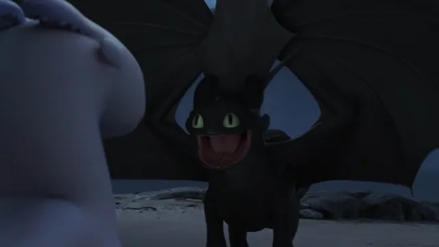 Toothless Presents Himself meme card