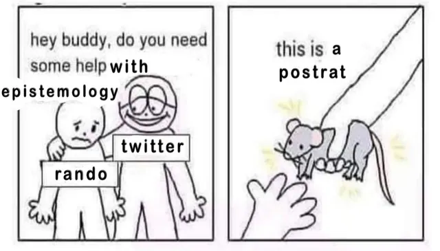 Carte meme TPOT / PostRat