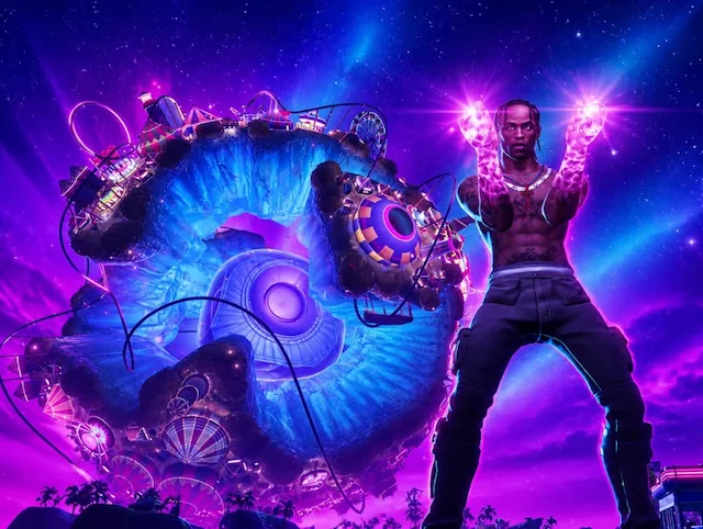 Travis Scott Fortnite concert : origine du meme | MyMemeCards