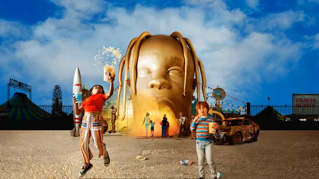Travis Scott's "Astroworld" meme card