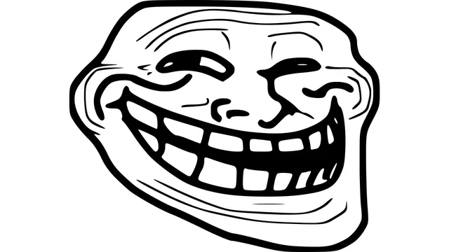 Carte meme Trollface