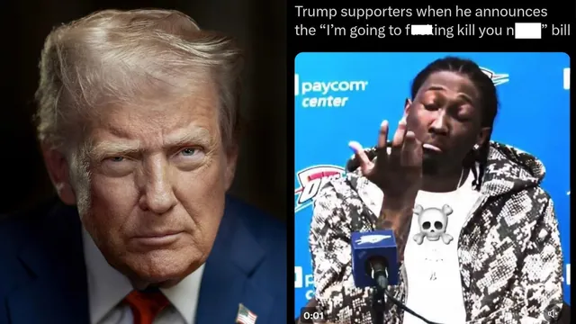 Trump "I'm Going To Fucking Kill You" Bill meme card