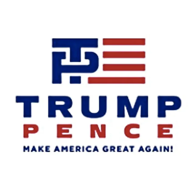 Trump-Pence Logo meme card