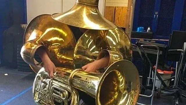 Tuba Man / Tuba Boss meme card