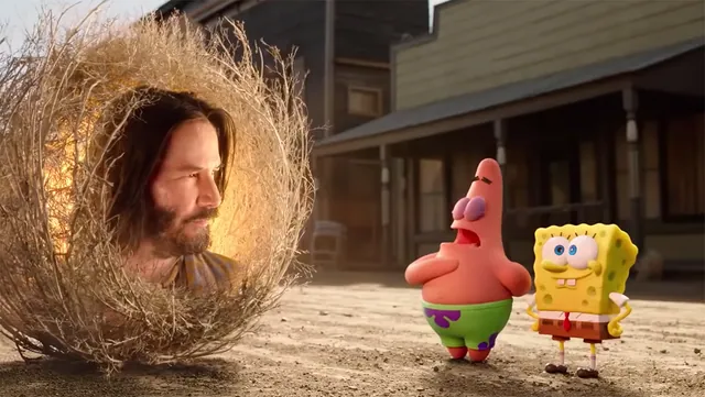 Carte meme Tumbleweed Keanu Reeves