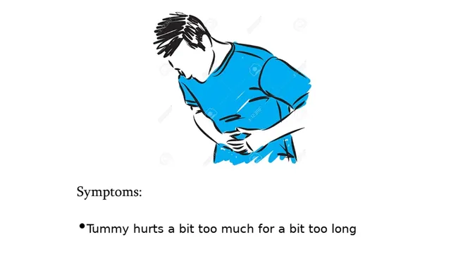 Tummy Ache meme card