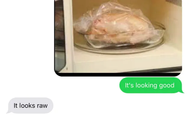 Carte meme Turkey Microwave