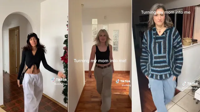 Turning My Mom Into Me meme card