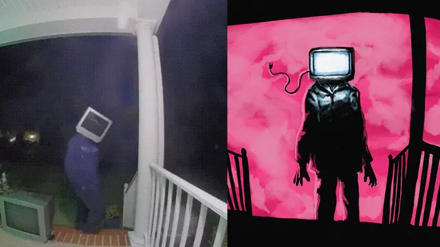 TV Head meme card