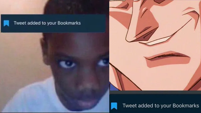 Tweet Added To Your Bookmarks meme card