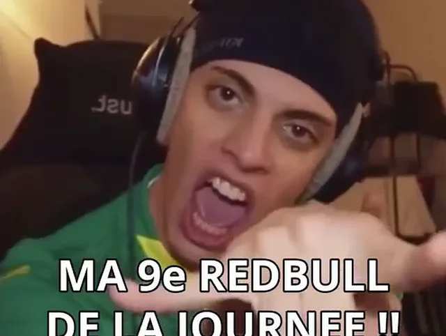 Meme "That's my 9th Red Bull"