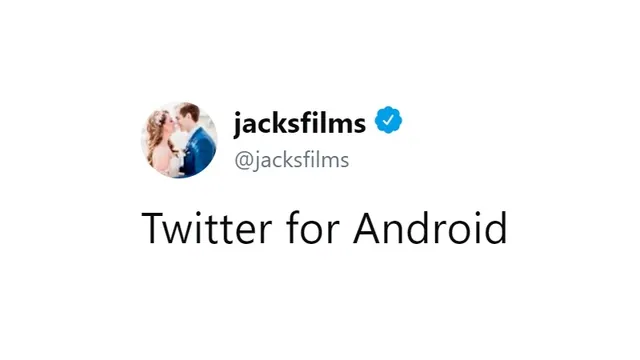 Twitter for Android meme card