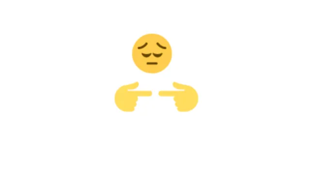 👉👈 Two Fingers Touching meme card