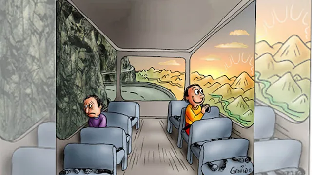 Two Guys On A Bus meme card