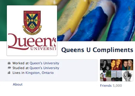 Carte meme University Compliment Facebook Pages