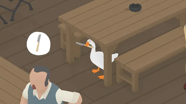 Untitled Goose Game meme card