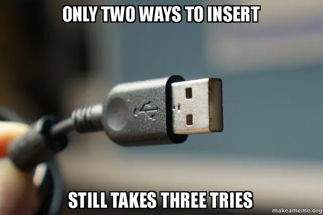 Carte meme USB Insertion Issues