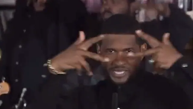 Usher's "Watch This" meme card