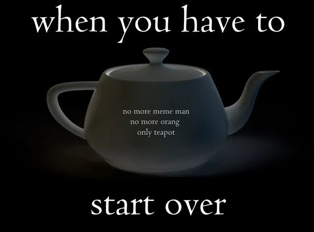 Carte meme Utah Teapot