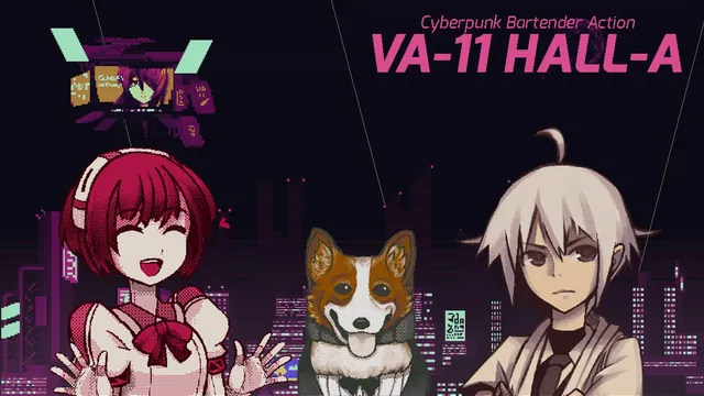 VA-11 HALL-A meme card