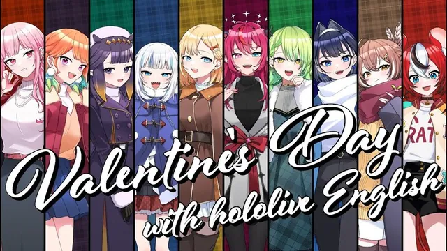 Carte meme Valentine’s Day with hololive English