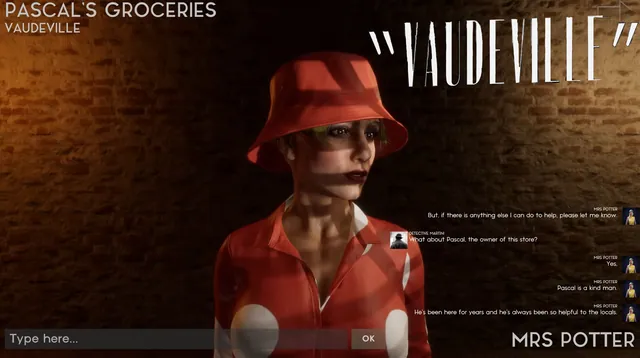 Vaudeville (Video Game) meme card
