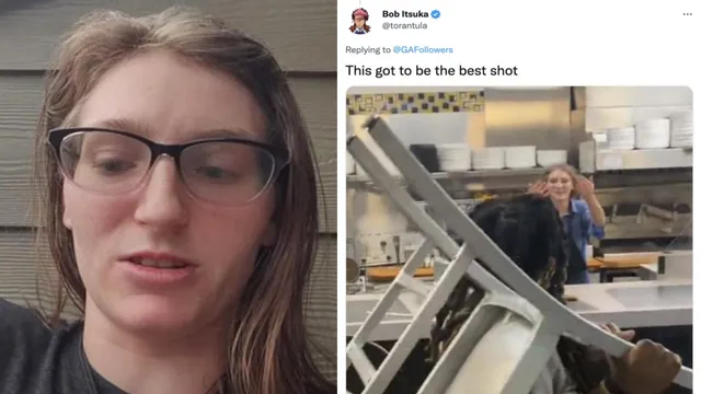Waffle House Wendy / Waffle House Chair Catch meme card