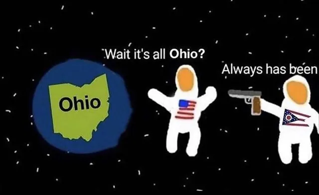 Carte meme Wait, It’s All Ohio? Always Has Been