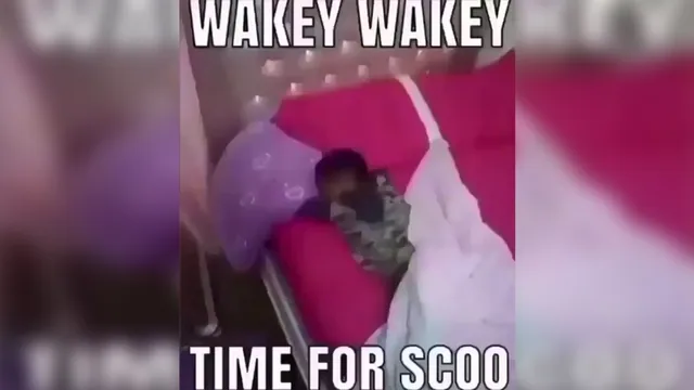 Wakey Wakey it's Time for School meme card