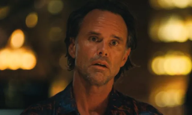 Walton Goggins Shocked / Confused Reaction (The White Lotus) meme card