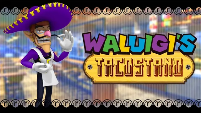 Waluigi's Taco Stand meme card