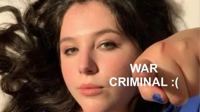War Criminal :( meme card