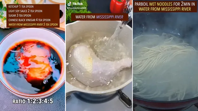 Water From Mississippi River Recipe Ingredient meme card