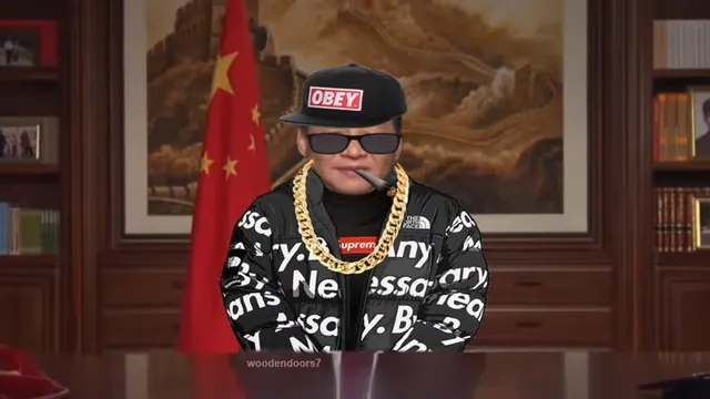 Wazzup Beijing meme card