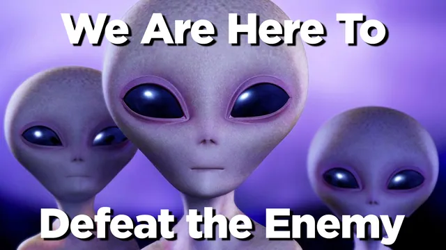 We Are Here To Defeat the Enemy. We Are Not Here To Listen To You Sizzle meme card
