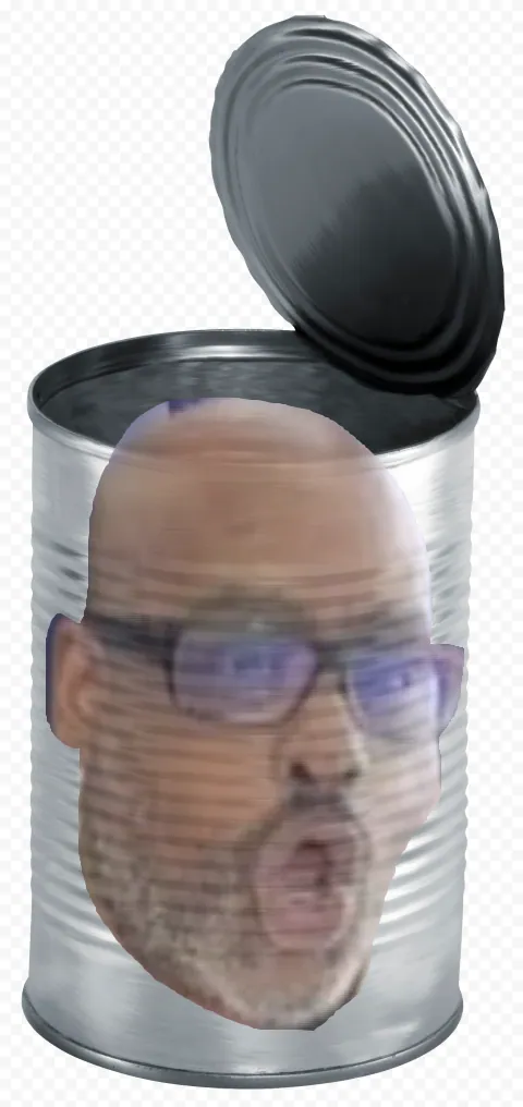 We Are In A Tin Can With A Baby meme card