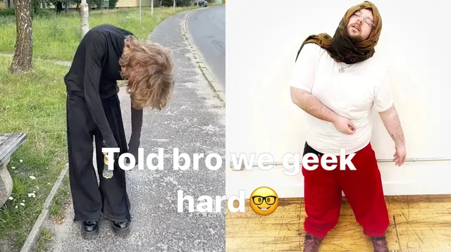 Carte meme We Geek Hard