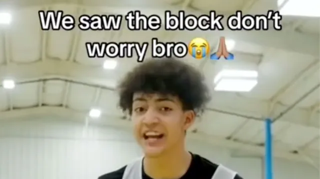 We Saw the Block, Don't Worry Bro meme card