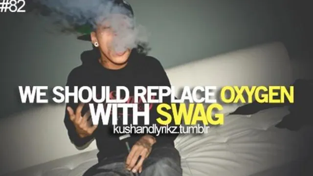 Carte meme We Should Replace Oxygen With Swag