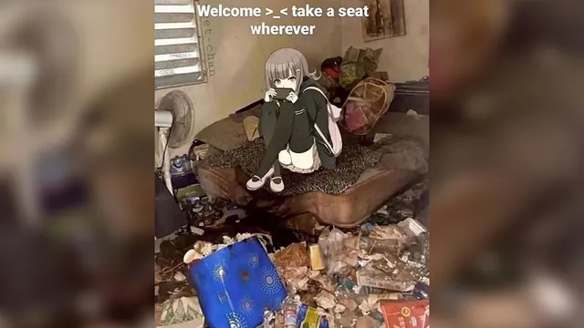 Welcome >_< Take a Seat Wherever meme card