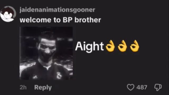 Welcome to BP Brother / BP Ronaldo meme card