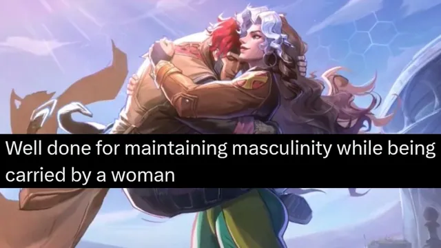 Carte meme Well Done For Maintaining Masculinity While Being Carried By a Woman
