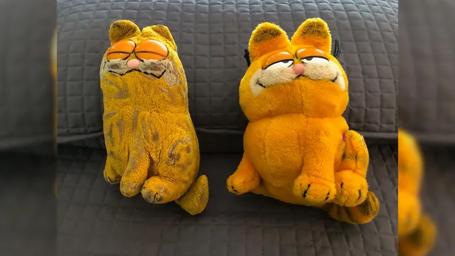 Well Loved Garfield Plush meme card