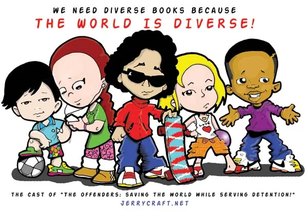 #WeNeedDiverseBooks meme card