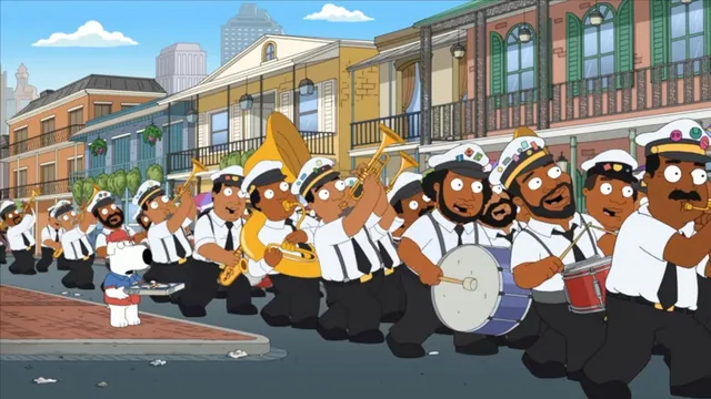 We're All Just Blocking the Street meme card