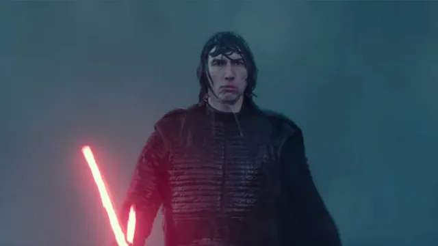 Wet Kylo Ren meme card