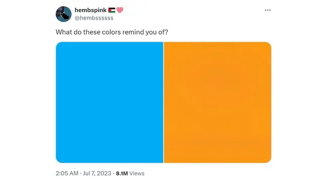 Carte meme What Do These Colors Remind You Of?