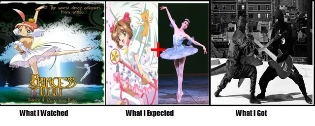 What I Watched / What I Expected / What I Got meme card