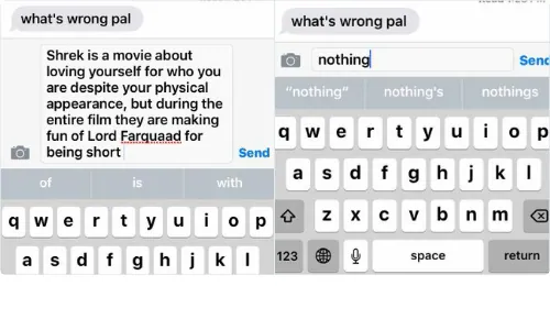 Carte meme « What’s Wrong? » « Nothing »